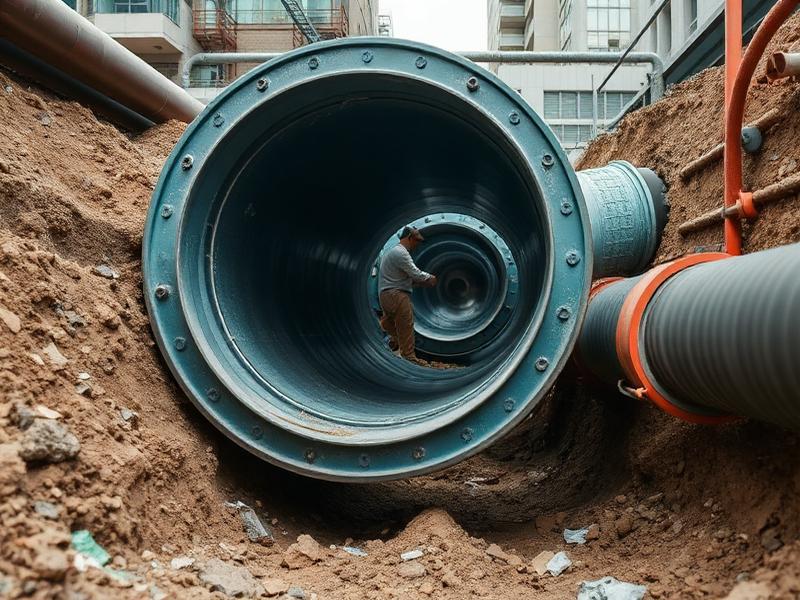Renouvellement réseau d'égouts